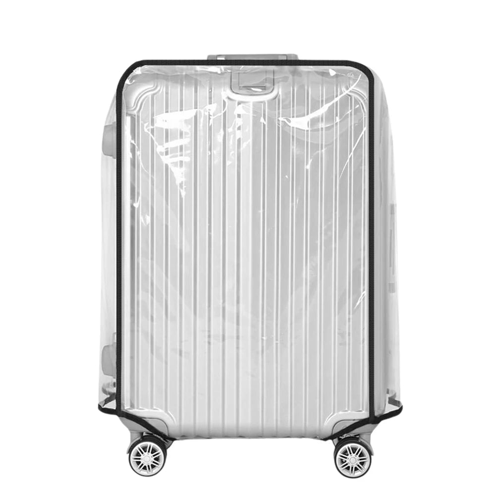 20-30inch Luggage Cover Transparent Luggage Protector Case PVC Trolley Case Cover Waterproof Wheeled Suitcase Travel Accessories