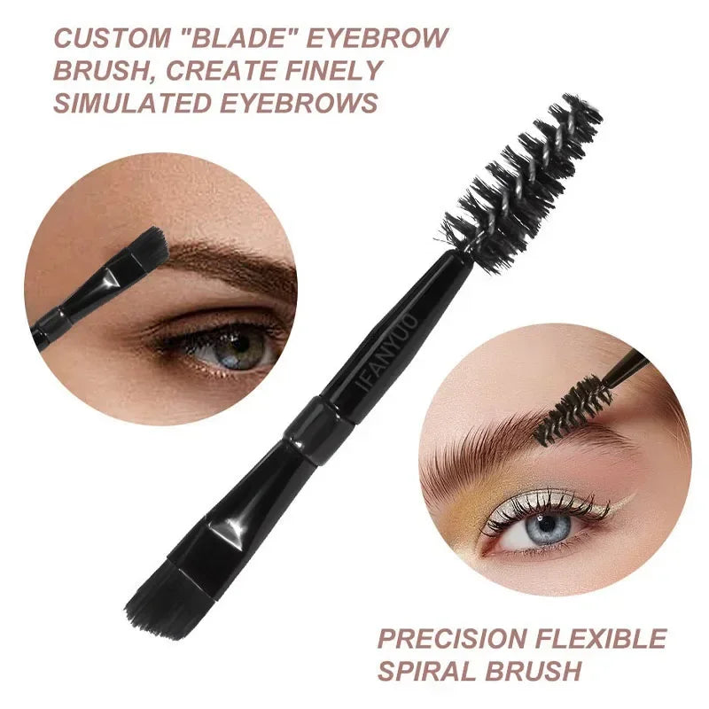 Long Lasting Eyebrow Styling Wax Soap with Brush Waterproof Gel Texture Transparent Coffee Brown Eye Brow Tint Cosmetics Makeup