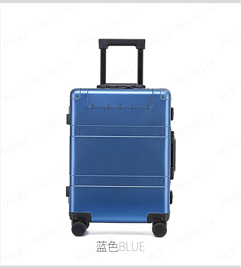 The Latest All Aluminum Travel Luggage High Quality Trolley Suitcase 20 Inch Carry on Luggage Men's and Women's Luggage