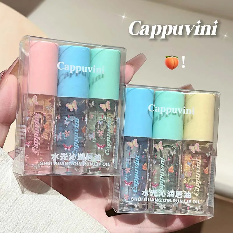 Moisturizing Water Light Lip Gloss Shimmer Transparent Jelly Mirror Lip Glaze Crystal Clear Hydrating Plumping Lip Gloss Makeup