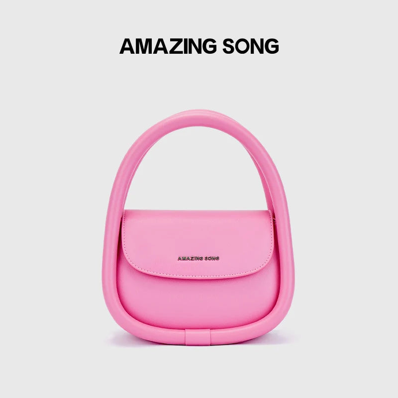 Amazing Song Soft Bag Medium Size Soft Bag Family Lipstick Bag Messenger leather cute bag
