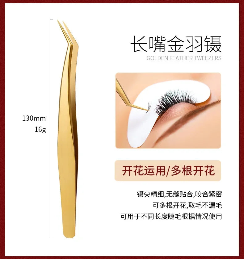 False Eyelashes Tweezers False Eyelash Extensions Personal Curved Strip Eyelashes Brow Clamps Makeup Tools Tweezer Makeup Tools