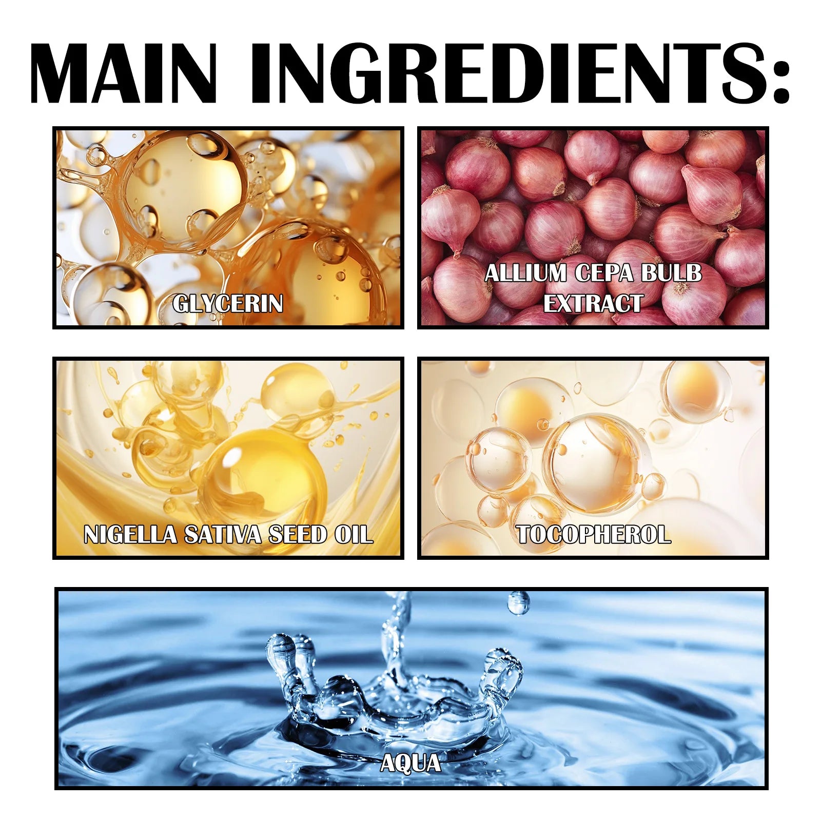 Eelhoe Red Onion Shampoo Black Seed Oil Hair Care Shampoo Hair Care Cleansing Scalp Refreshing Shampoo Hair Care Oil