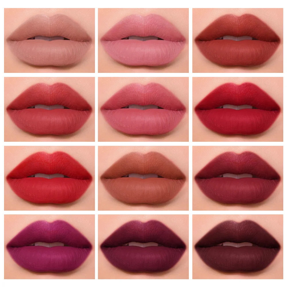 New Squeeze Into Lazy Lipstick Lip-shaped Lipstick Moisturizing Matte Lip Makeup Tint Waterproof Nonstick Cup Lipgloss Korean