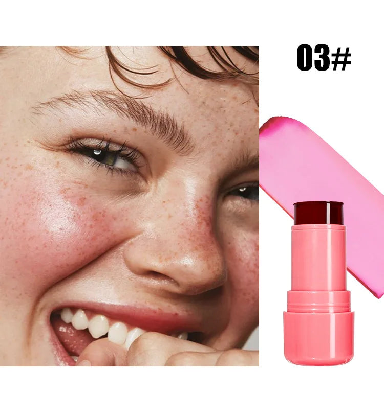 Water Jelly Tint Stick, Milk Cooling Water Jelly Tint Lip Gloss, Milk Jelly Tint Jelly Blush Stick, Sheer Lip & Cheek Stain