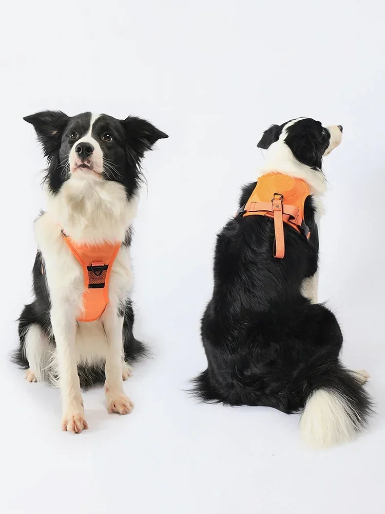 New Explosion-Proof Red Pet Chest Harness Dog Harness Medium Size Dogs Pet Traction Rope Anti-Stroke and Neck Pet Supplies