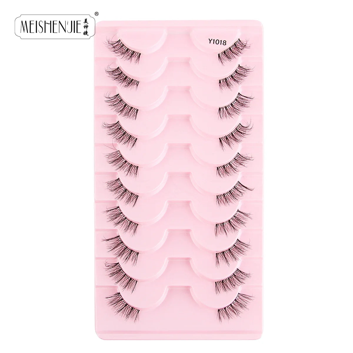 Fake Eyelashes Hot 3/10 Pairs Half Lashes Cat Eye Natural Long Fluffy 3D Mink Lashes Handmade Make up Tools maquillaje Faux Cils
