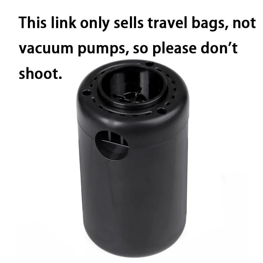 Unisex Vacuum Compression Solid Color Simple Travel Backpack, Large Capacity And Durable Multi-compartment Carry-on Bag
