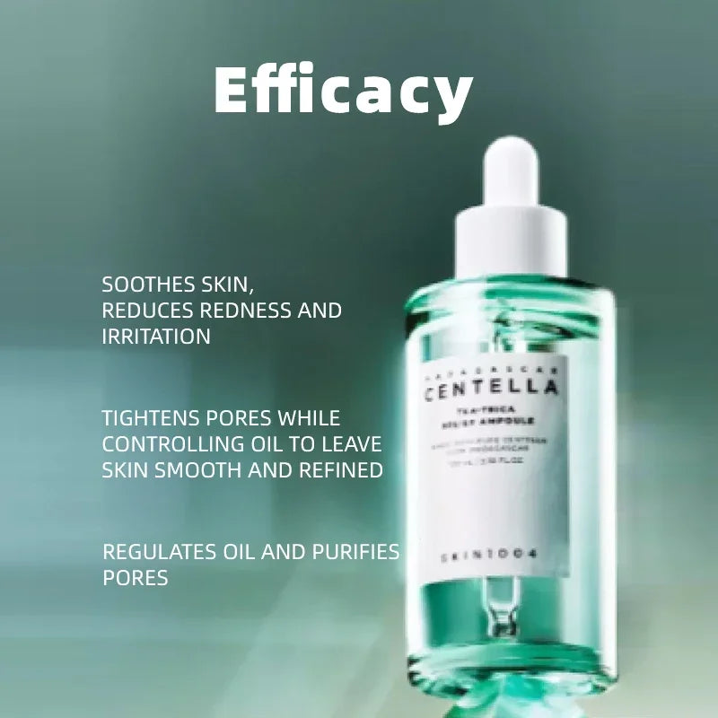 Korean Centella Tea-Trica BHA Foam Cleanser Purifying Toner Face Ampoule Serum and B5 Cream Relief Skincare Beauty Products Set