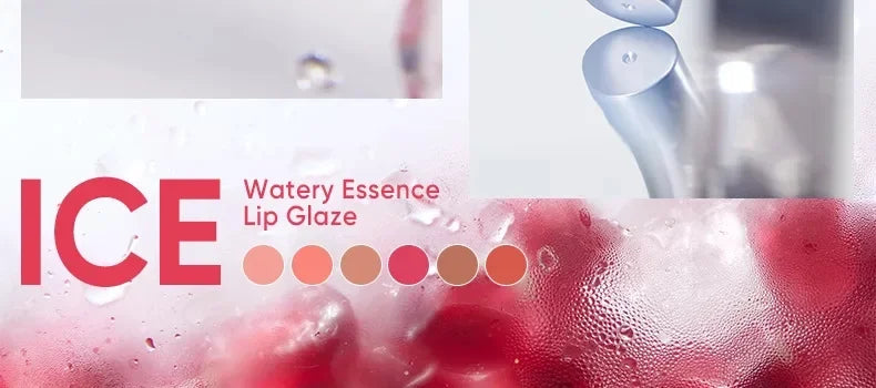 Judydoll Ice Diamond Essence Lip Gloss Oil Mirror Water Light Lip Tint Fading Lip Lines Lipstick Moisturizer Lip Plumping Makeup