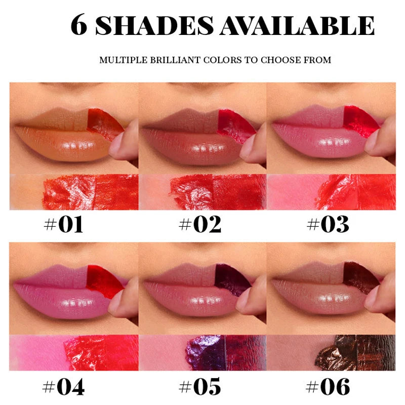 Peel Off Lipstick Matte Pink Tattoo Lip Gloss Waterproof Lipliner Long Lasting Matte Brown Lip Tint Tear-off Lip Stain Cosmetics