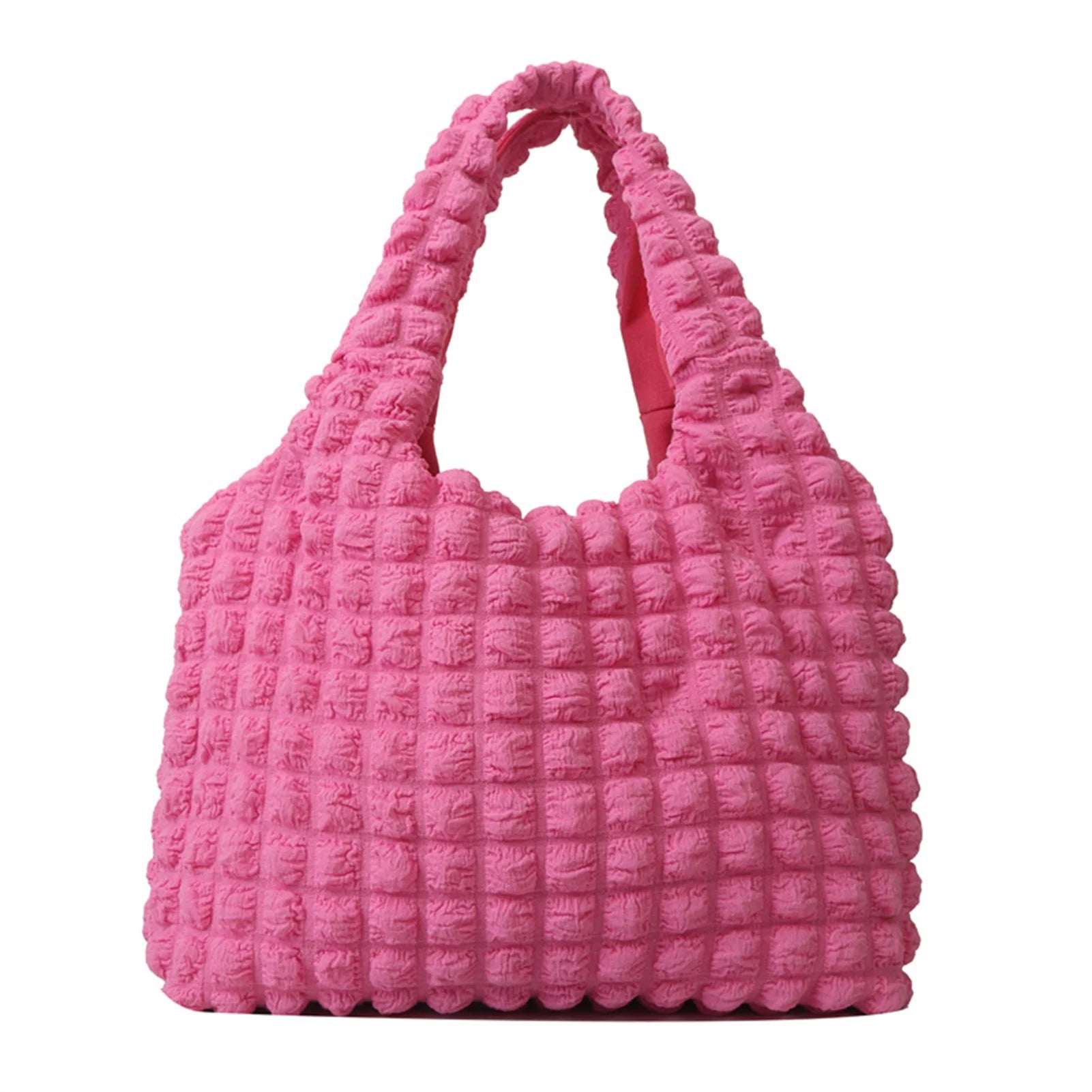 Elegant Handbag Pleated Cloud Bag Female Candy Color Large Capacity Shoulder Bag Handbags Shopping Girls Pouch Tote Bolsas