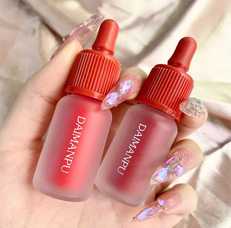 Dyeing Lip Gloss Matte Makeup Moisturizer Liquid Lipstick Waterproof Long Lasting Red Velvet Lip Tint Korean Make Up Cosmetic