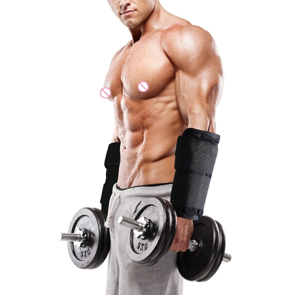 1 Pairs Weight Bearing Arm Sandbag Adjustable Multifunctional Weight-bearing Arm Straps Breathable Fitness Equipment for Running