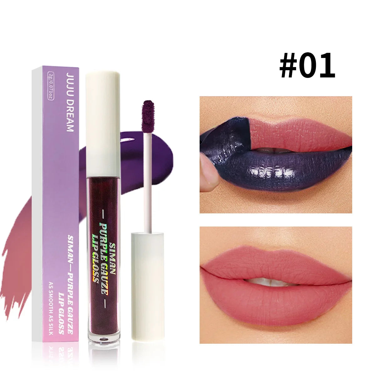 Peel Off Lip Tint – Korean Matte Liquid Lipstick, Long-Lasting, Waterproof, Smudge-Proof, Easy Color, Unisex, Multiple Shades