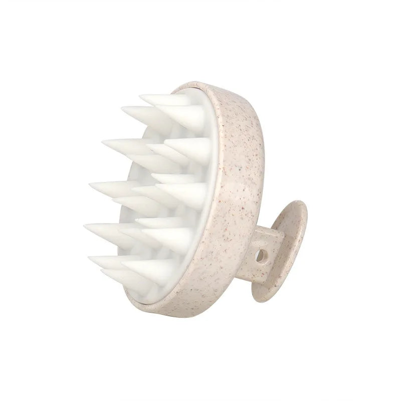 Silicone Scalp Scrubber Hair Shampoo Brush, Head Scrubber Hair Wash Brush Cleansing Dandruff Brush