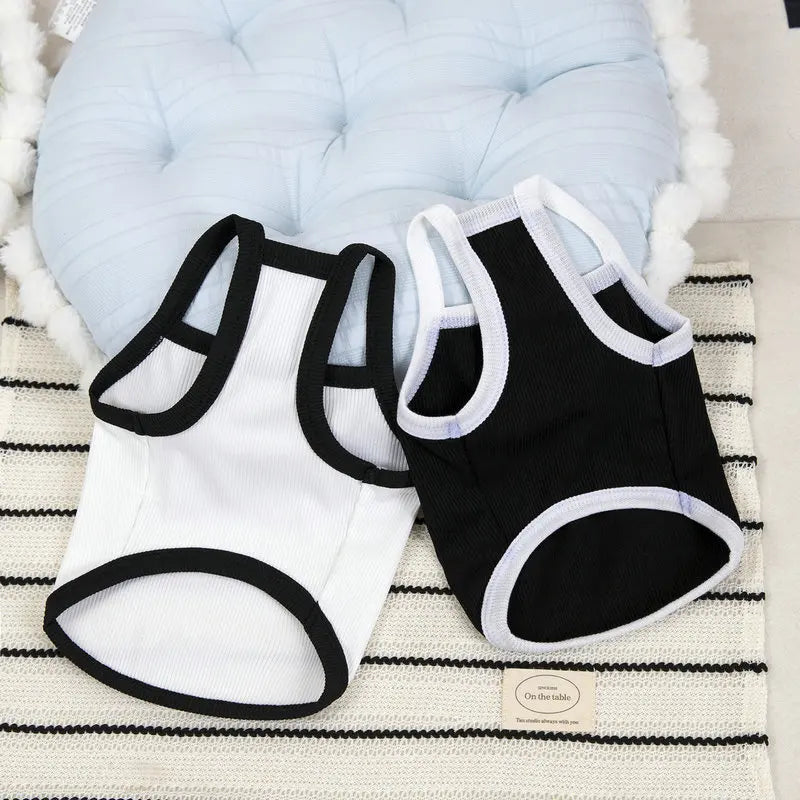 Pet Suspenders Dog Vest Summer Thin Dog Clothes for Small Dogs Kitten Puppy Apparel Chihuahua Bulldog Bichon Girls Dog Costume