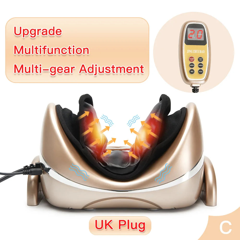 Electric Neck Massager Infrared Heating Airbag Neck Traction Vibration Shoulder Cervical Spine Shoulder Support Massager