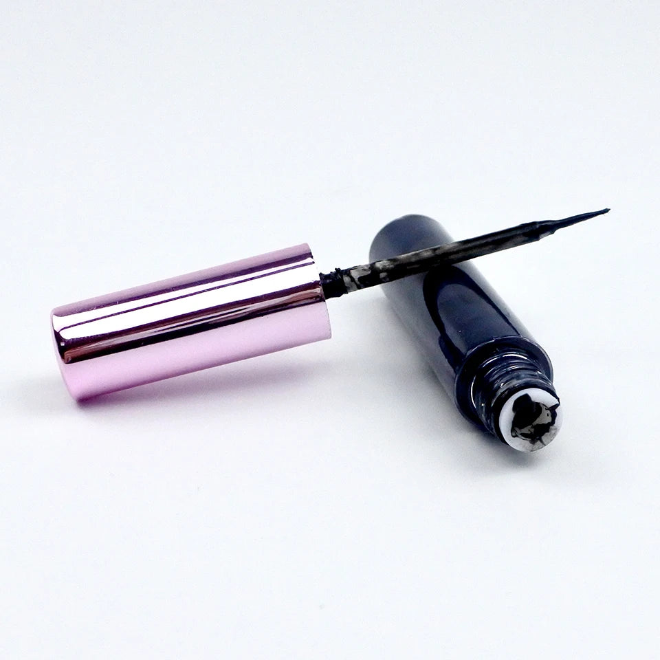 Eyelashes Glue Black & White Waterproof Lash Glue Cosmetics Tools for Mink Lashes