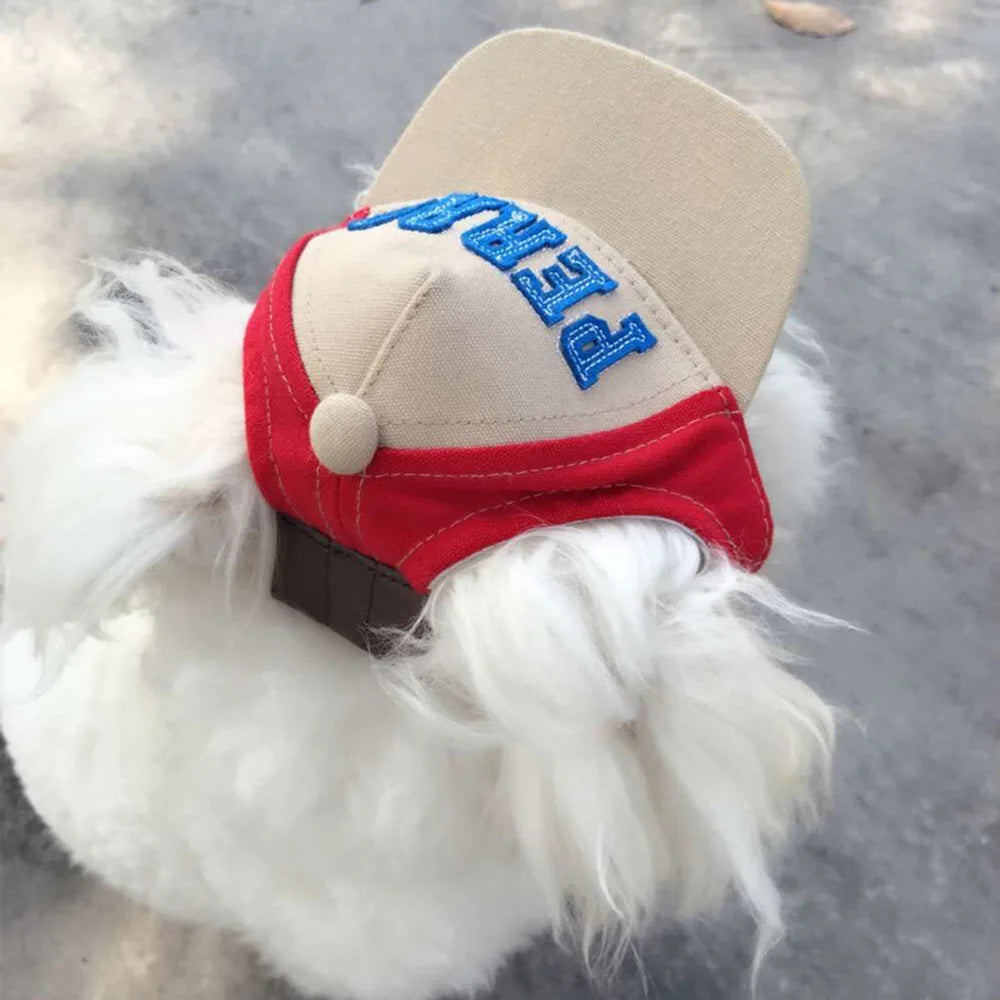 Baseball Visor Hat Summer Outdoor Pets Accessories Chihuahua Sun Bonnet Cap Pet Dog Caps Small Puppy Sport Letter Cap for Dogs