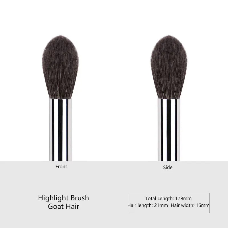 1pc High end Animal Hair Detail Eyeshadow Makeup brushes Highlight Make up brushes Eye Shadow Conceal Ebony Handle pencil beauty
