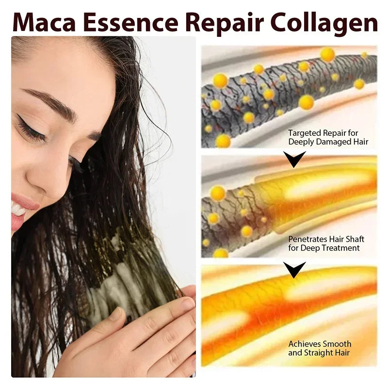 Collagen Keratin Hair Care Mask Treatment Dry Damaged Hair Revitalize Hair Straighten Soft Smooth Moisturize Care Products