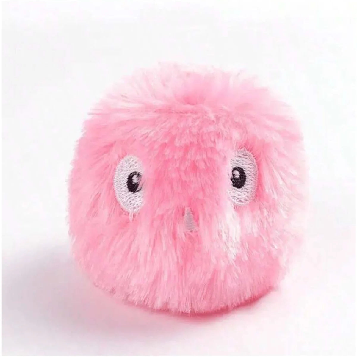 Plush Squeaky Pet Toy Ball, 5.5cm Diameter, Interactive Sound Plaything for Cats & Dogs, Indoor Boredom Relief