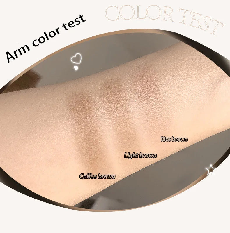 Three-color Blush Palette Delicate Long-lasting Waterproof Non-fading Eyeshadow Blush Integration Tray
