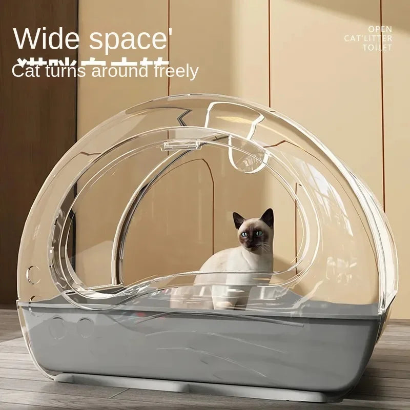 Cat Litter Box Fully Enclosed Drawer Type Cat Litter Box Anti-splash and Odor Isolation Cat Toilet Extra Large Cat Litter Box