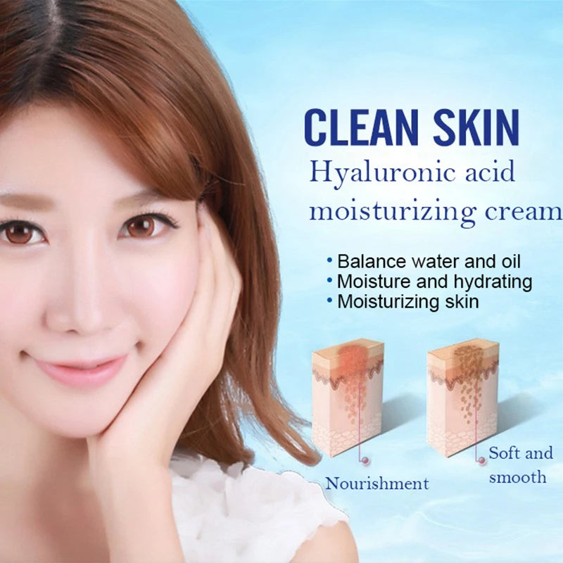 BIOAQUA Hyaluronic Acid Facial Care Face Cream Eye Cream Anti Eyes Bag Moisturizing Firming Day Creams Skin Care Kit