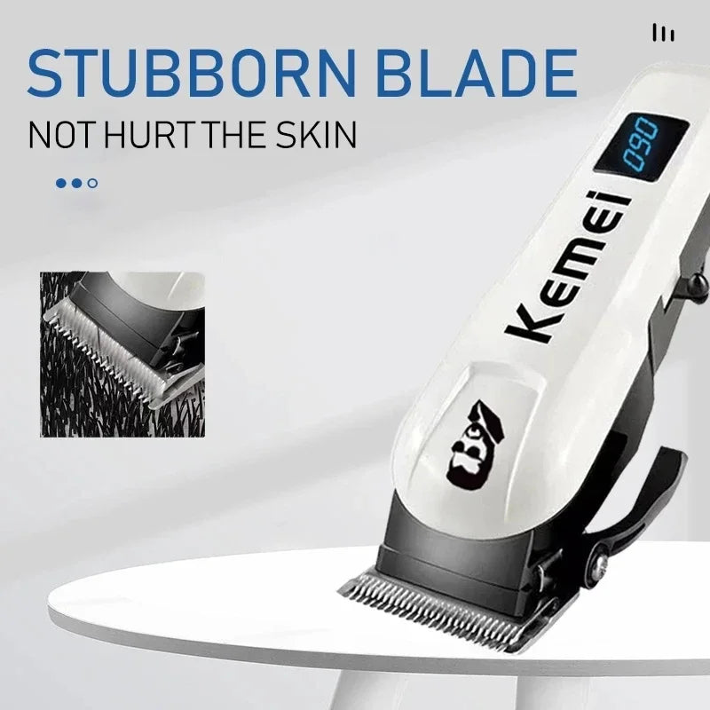 Kemei Small Hair Clipper For Men Mini Beard Hair Trimmer Professional Hair Cutting Machine Electric Haircut Rechargeable