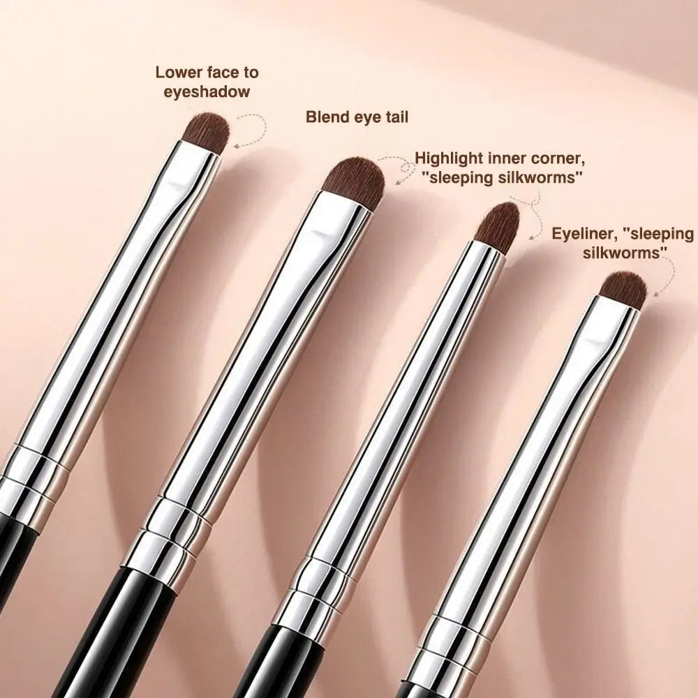 Plastic Handle Eye Makeup Brush Soft Hairs Professional Eyeshadow Brush