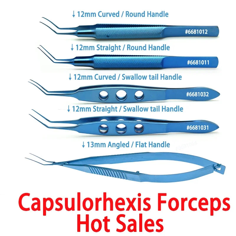 Capsulorhexis Forceps  Utrata Forceps 2.2mm Incision Inamura  Giannetti Corydon O'Gawa Nevyas Lehner High Quality Type  Hi Eye