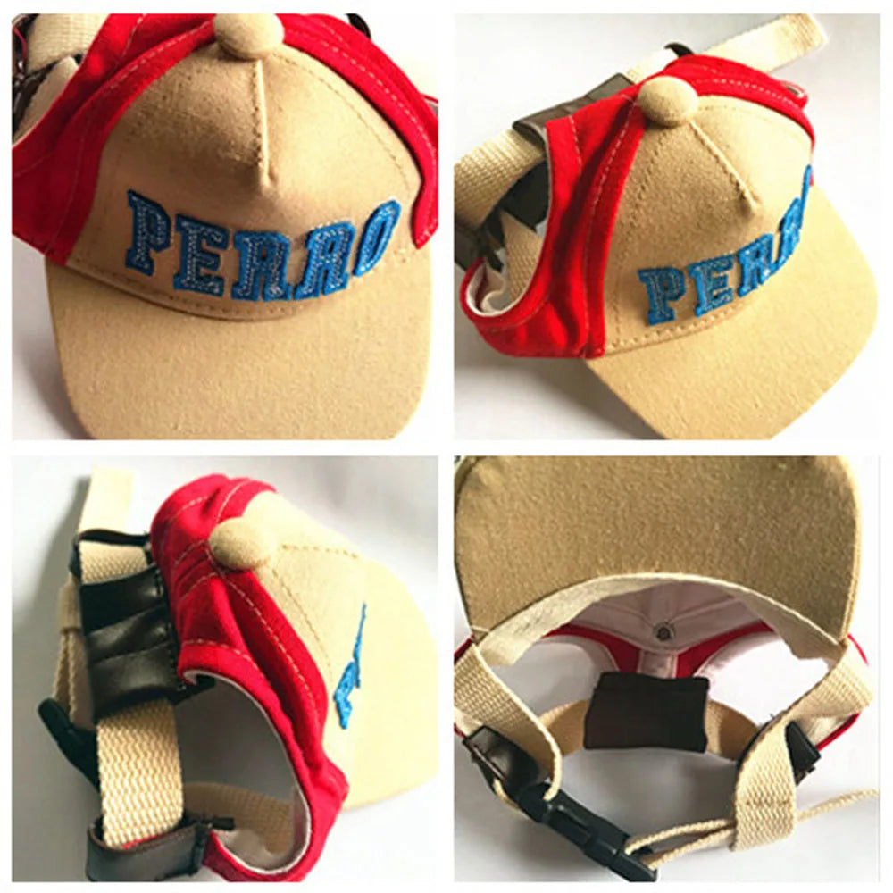 Baseball Visor Hat Summer Outdoor Pets Accessories Chihuahua Sun Bonnet Cap Pet Dog Caps Small Puppy Sport Letter Cap for Dogs