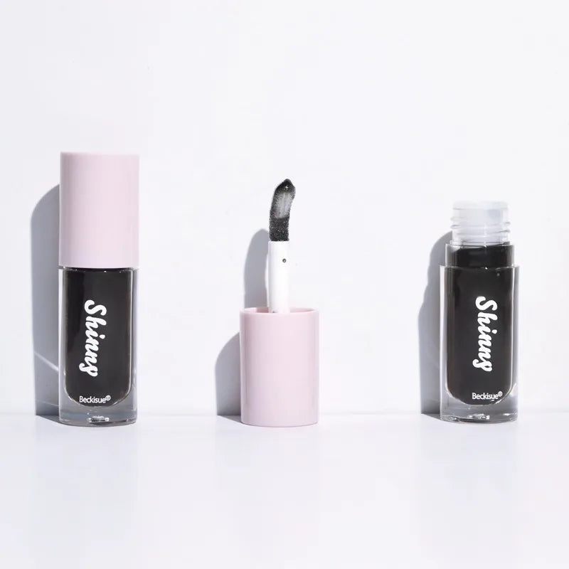 Translucent Black Sugar Lip Oil Water Gloss Jelly Mirror Lip Glaze Lipstick Lip Make Up Women Beauty Nonstick Cup  Lip Gloss