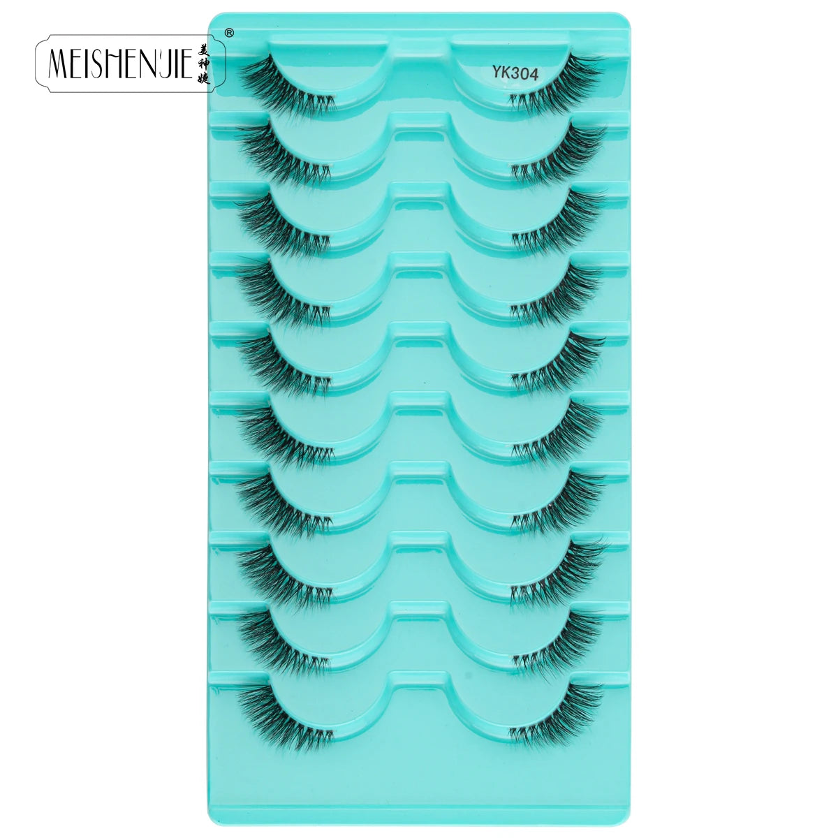 Fake Eyelashes Hot 3/10 Pairs Half Lashes Cat Eye Natural Long Fluffy 3D Mink Lashes Handmade Make up Tools maquillaje Faux Cils