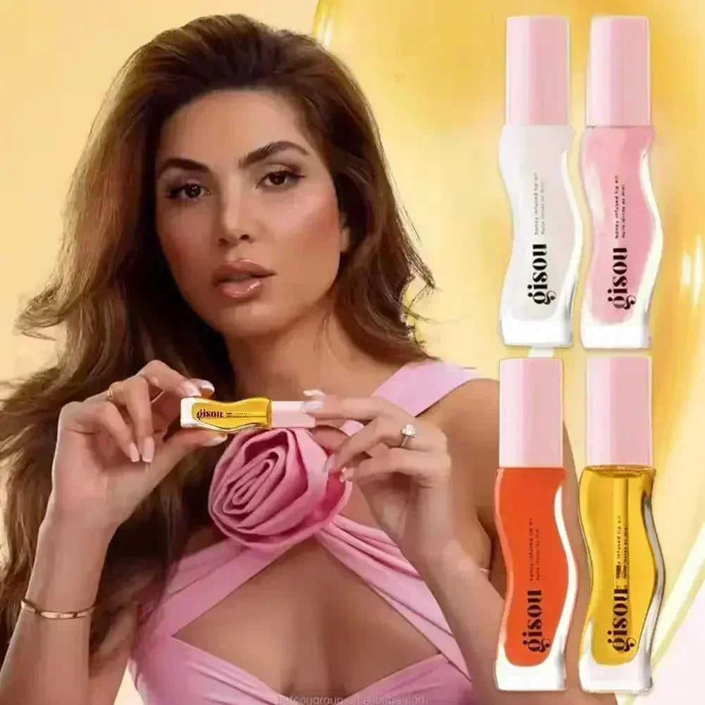 Fruit Honey Lipstick Long Lasting Moisturizing Lip Makeup Plump Lip Essence Remove Dead Skin Lip Easy To Carry Makeup Lip Oil