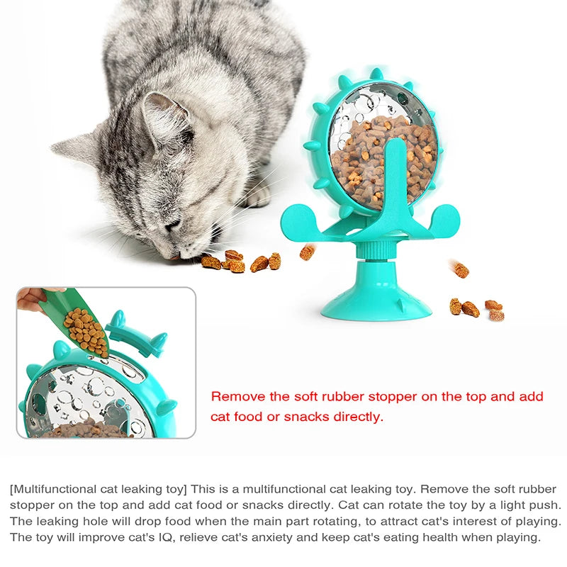 Interactive Dog Cat Food Treat Toy Pet Funny Leakage Toy Puppy Slow Feeding IQ Training Game Pet Toys with Suction Cup