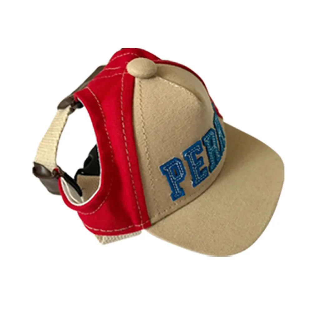 Baseball Visor Hat Summer Outdoor Pets Accessories Chihuahua Sun Bonnet Cap Pet Dog Caps Small Puppy Sport Letter Cap for Dogs