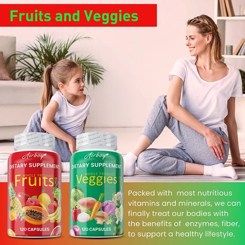 Fruits and Veggies Supplement - Energy Management, Immunity Enhancement, and Intestinal Health Promotion