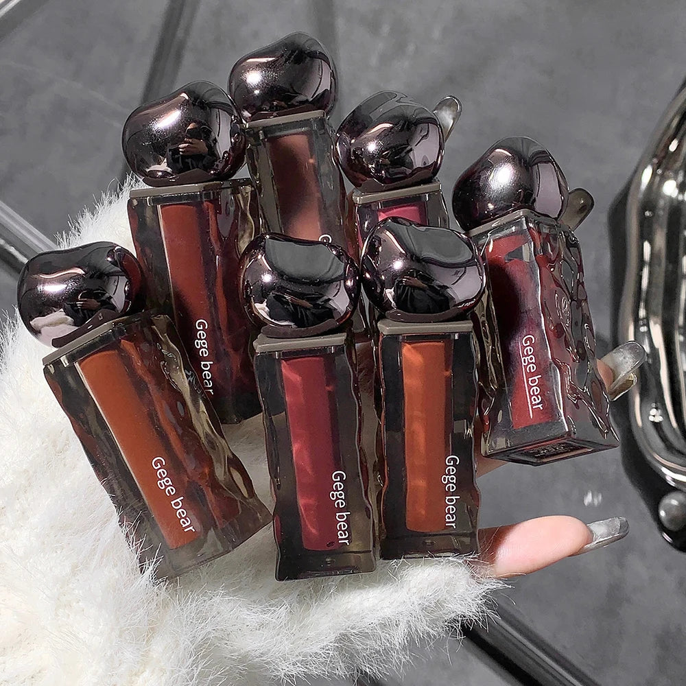 Glacier Melt Lip Gloss Moisturizing Hydrating Water Glossy Mirror Finish Plumping Lip Color Non Sticky Cup Proof Lipstick