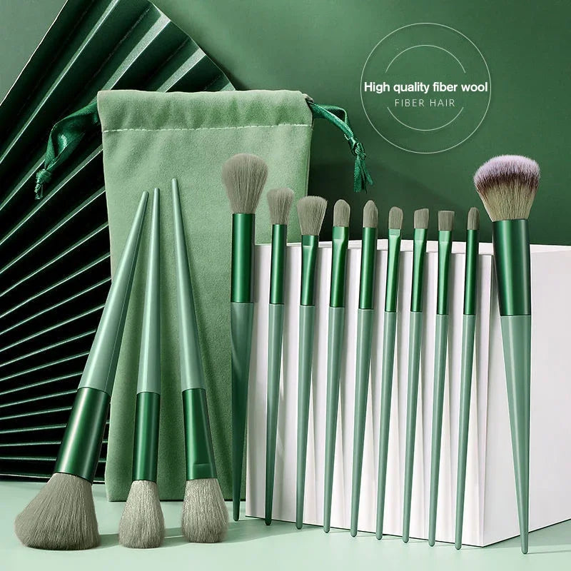 13 Makeup Brushes Complete Set Professional Makeup Tools for Beginners Comes with a storage bag