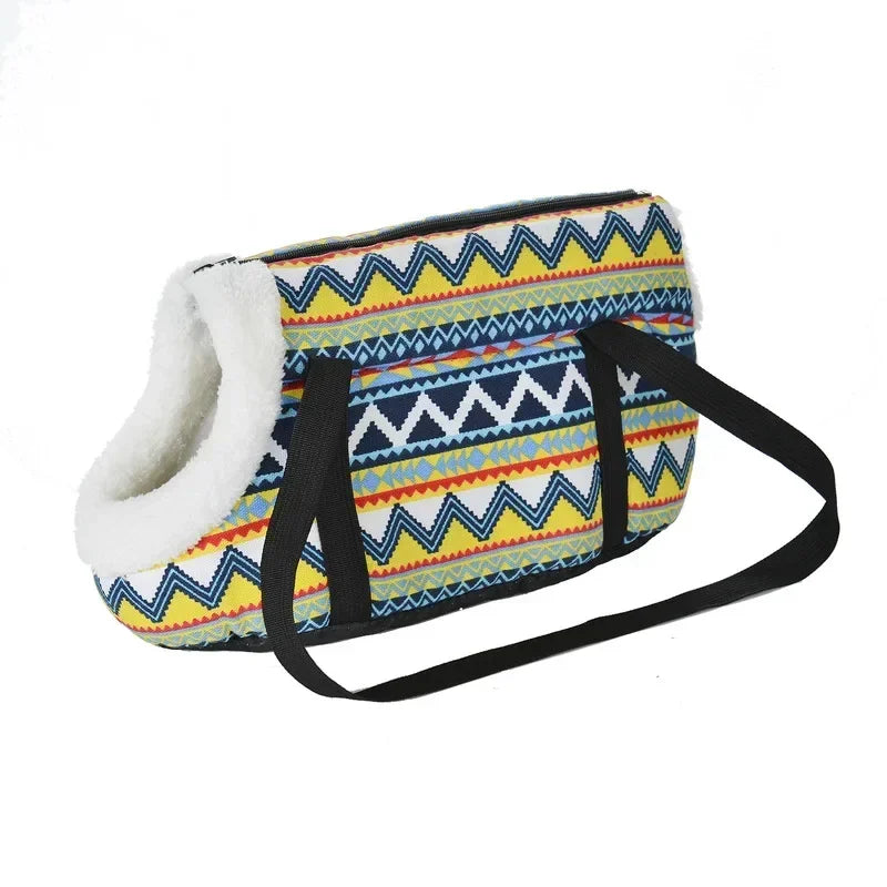 Classic Pet Carrier for Small Dogs Cozy Soft Puppy Cat Dog Bags Backpack Outdoor Travel Pet Sling Bag Chihuahua Pug Pet Supplies