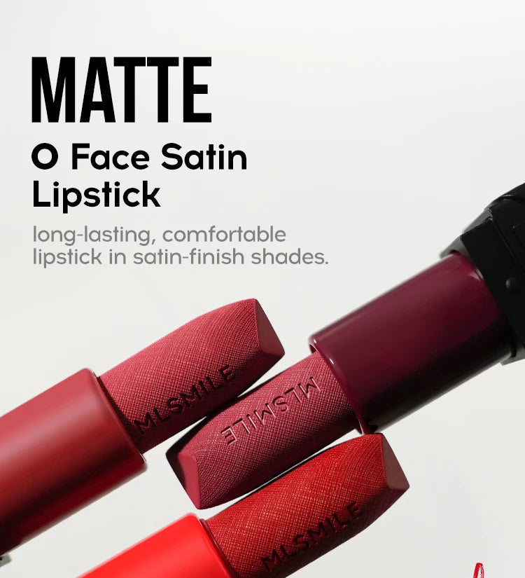 Velvety Matte Lipstick, Richly Pigmented With A Satin Finish Long-Lasting Matte Lip Gloss, Full Coverage Creamy Lipstick