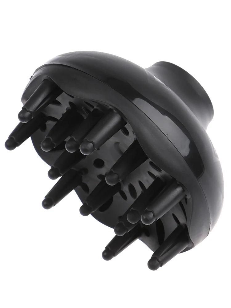 1pc Hair Diffuser Professional Hair Styling Curl Dryer Diffuser Universal Hairdressing Blower Styling Salon Curly Tool Black