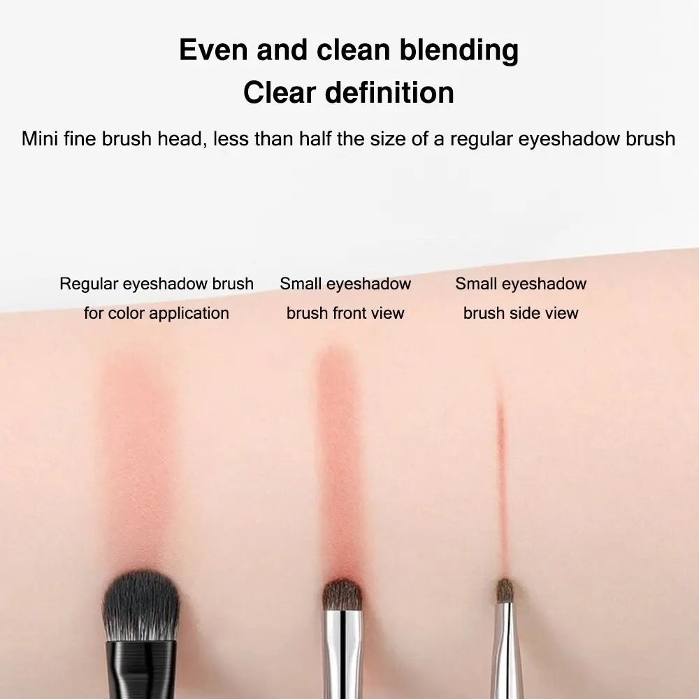 Plastic Handle Eye Makeup Brush Soft Hairs Professional Eyeshadow Brush