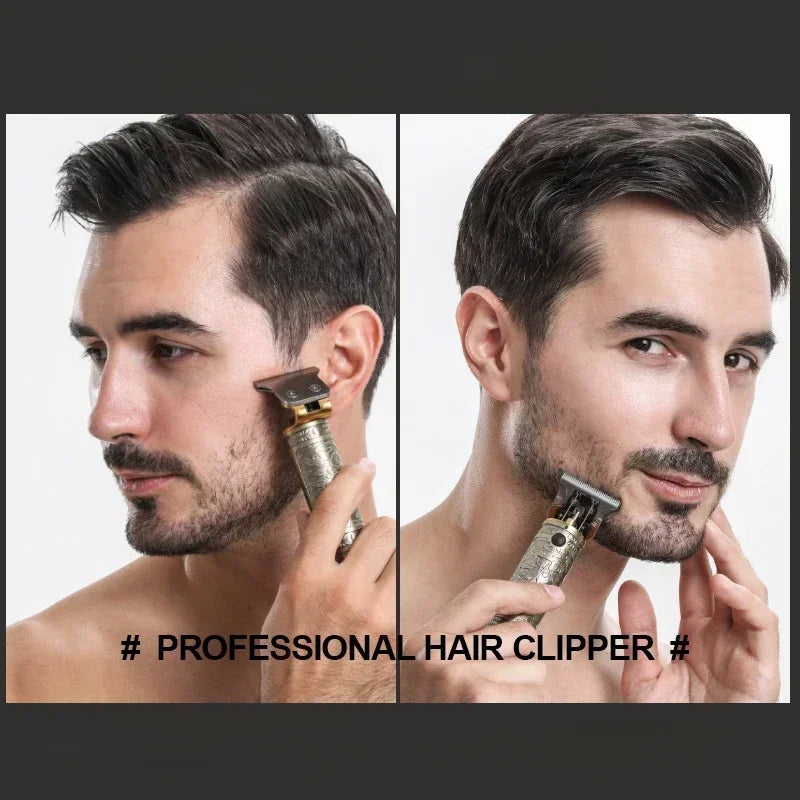 Hair Clipper for Men Resuxi LM-911 Hair Trimmer Retro Charging Pusher with Base  Hair Cutting Machine