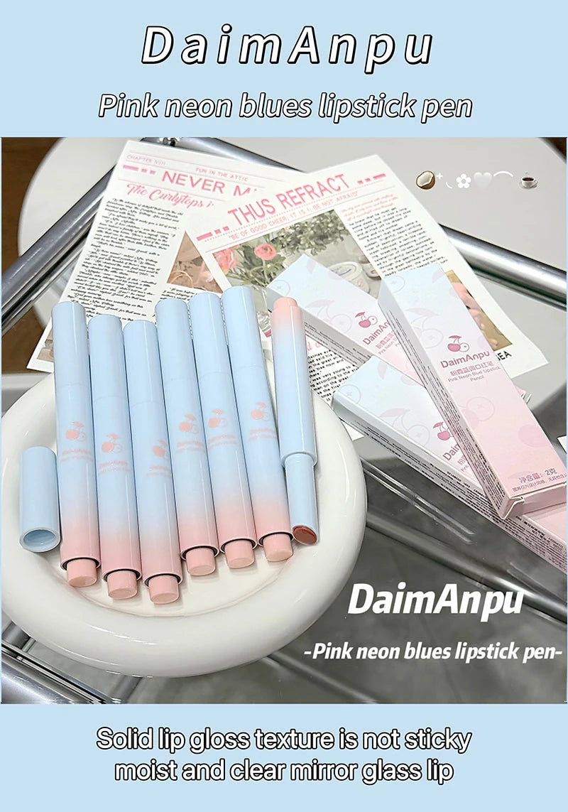 Mirror Glossy Lipstick Long Lasting Moisturizing Natural Lip Plumper Makeup Plumping Lip Glaze Cosmetics Exfoliating for Lips