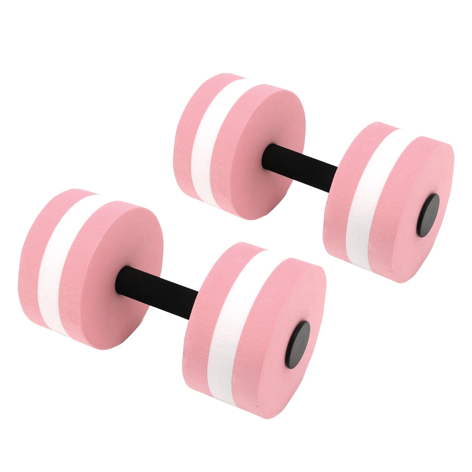 2pcs EVA Water Foam Floating Dumbbell Swimming Pool Water Weight Aerobics Automatic Float Barbell Swim Fitness Dumbbell