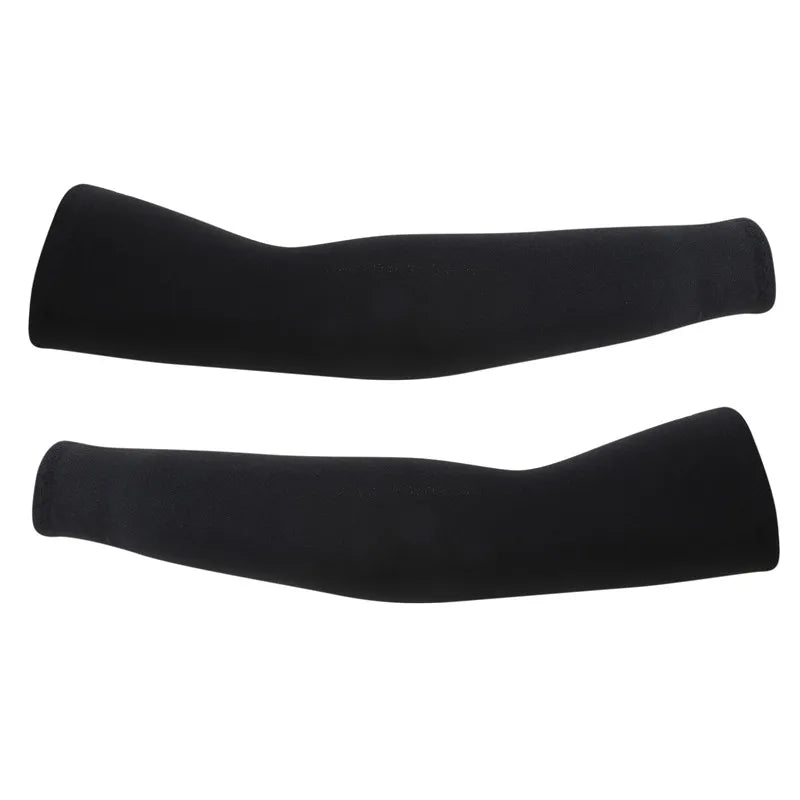 Arm Sleeves Ice Fabric Breathable Quick Dry Running Sportswear Sun UV Protection Long Arm Cover Cycling Arm Sleeves